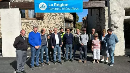 Visite de chantier par la Région Auvergne Rhône Alpes